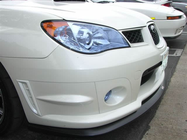 STi, STI V-Limited Front Lip (ABS) - 06+ WRX/STI