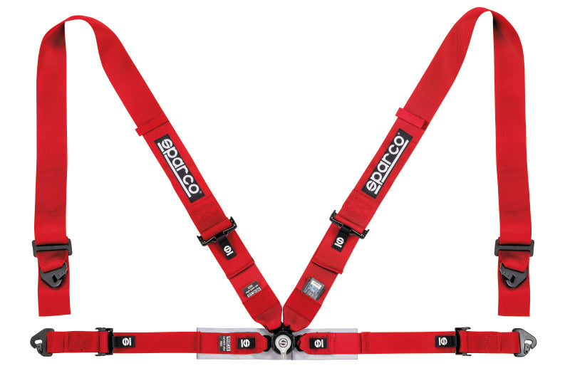 SPARCO, Sparco Belt 4Pt 3in/2in Competition Harness - Red