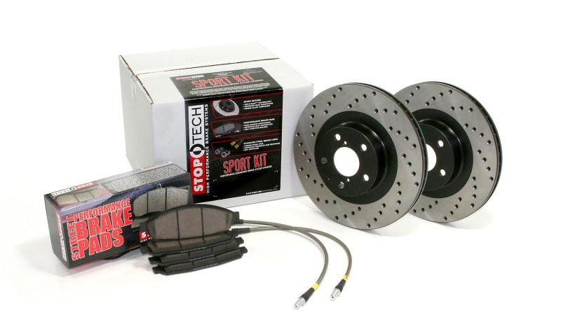 Stoptech, Sport Axle Pack Drilled Rotor, 4 Wheel