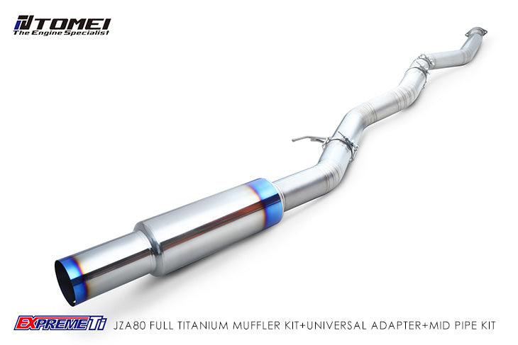 Tomei Performance, Tomei ExpremeTi Full Titanium Muffler/Mid Pipe for Toyota JZA80 Supra 6M/T 4A/T '93-'02